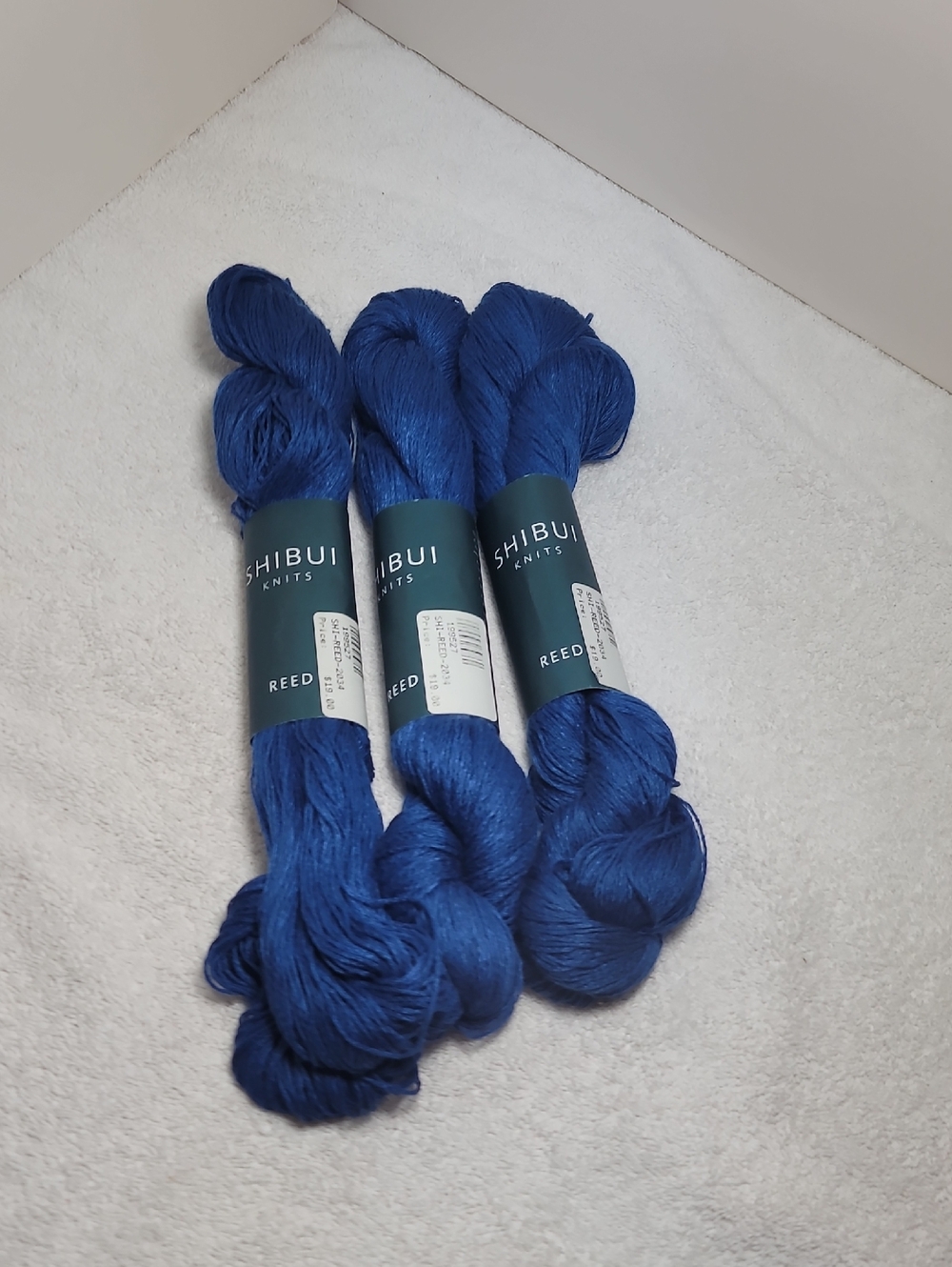 Shibui Knits Reed Yarn - Deep Royal Blue (3 Skeins) NWT